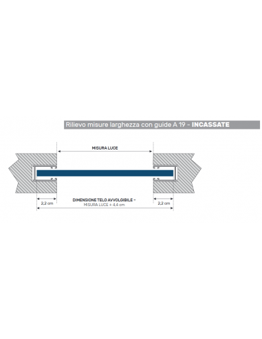 Guida in Alluminio A19-18,6X30Mm