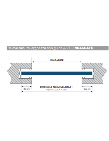 Guida in Alluminio A27- 25,5X30Mm