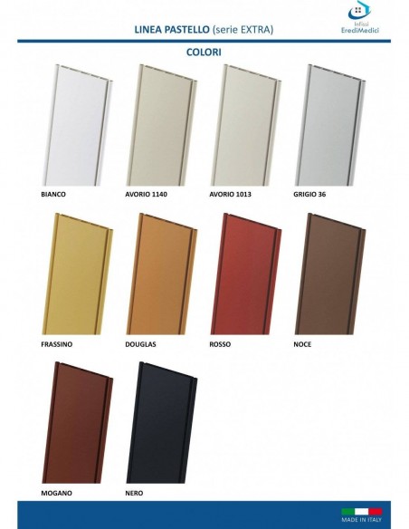 Porta a soffietto multicolore