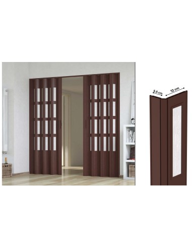 Porta a soffietto su misura con Vetri | Prezzi Online