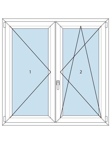 Finestra Pvc a 2 ante