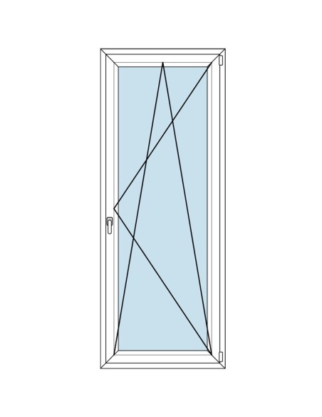 Porta finestra pvc a 1 anta