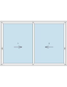 Scorrevole Ekosol in linea a due vie