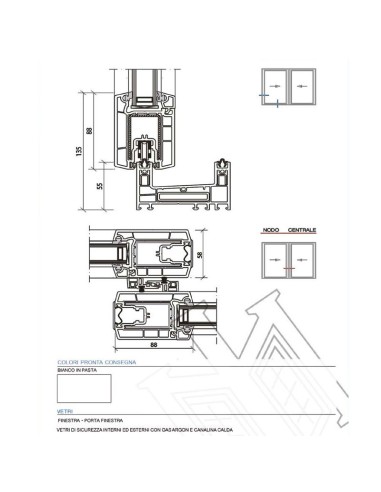 Scorrevole Ekosol in linea a due vie