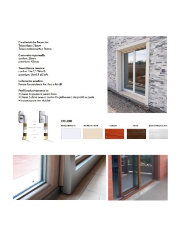 Scorrevole Ribalta con laterale apribile anta ribalta