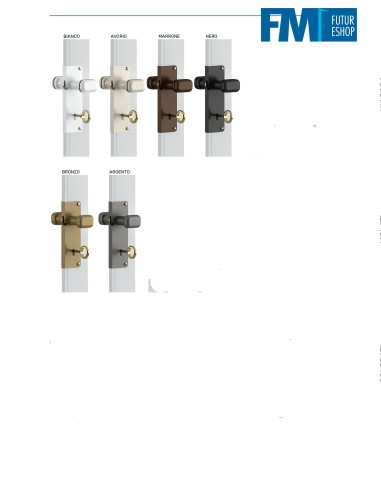 Porta a soffietto con vetri e guida inferiore su misura