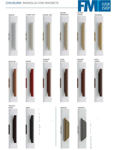 Porta a soffietto con vetri e guida inferiore su misura