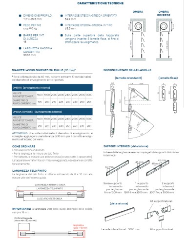 Avvolgibili a lamelle orientabili
