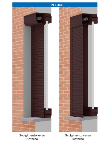 Cassonetto esterno in alluminio per tapparelle