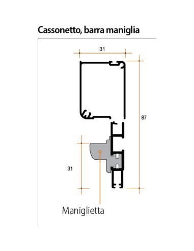 Zanzariera a Molla Bettio Mini Verticale su Misura
