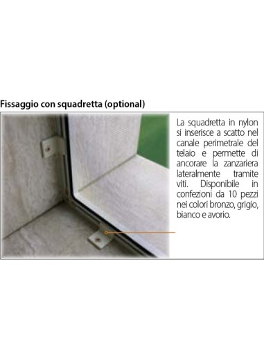 Telaio Fisso per Zanzariera Bettio su Misura