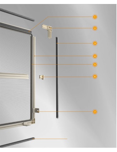 Telaio Fisso per Zanzariera Bettio su Misura