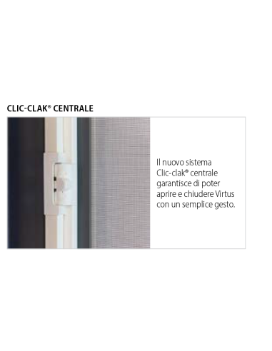 Virtus Bettio®: Zanzariera Laterale Antivento di Design