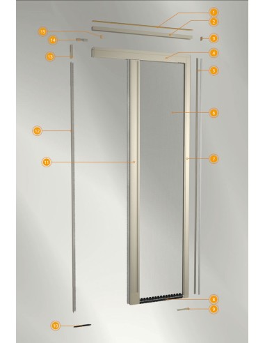 Zanzariera Laterale Bettio Picoscenica Senza guida a terra