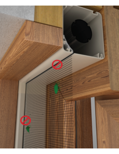 Zanzariera Estetika a Molla da Incasso, Anti Cimice