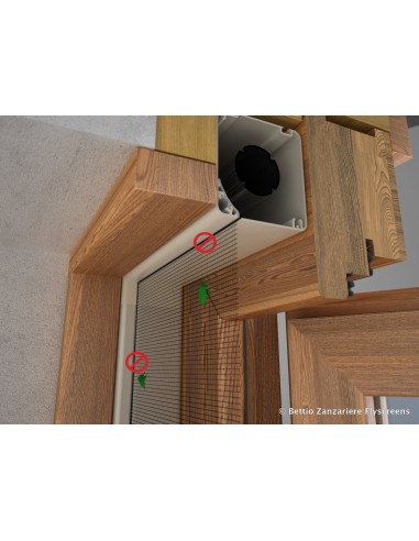 Zanzariera Estetika a Molla da Incasso, Anti Cimice