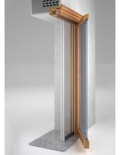 Zanzariera laterale anti cimice 50 mm ad incasso Neoscenica