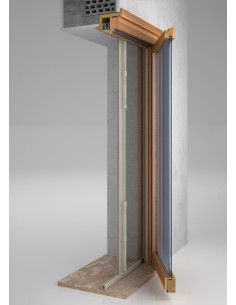 Zanzariera laterale ad incasso 50 mm Omega