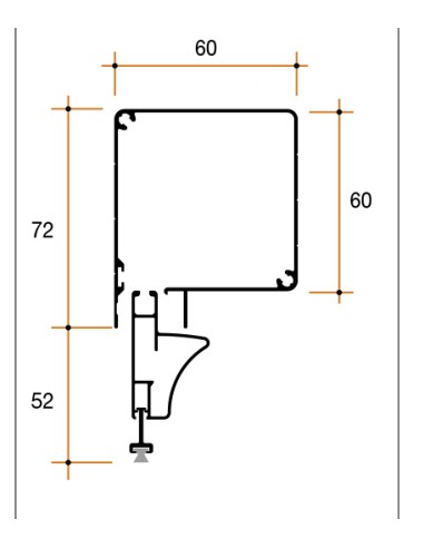Zanzariera verticale motorizzata Moovica 60-80 mm
