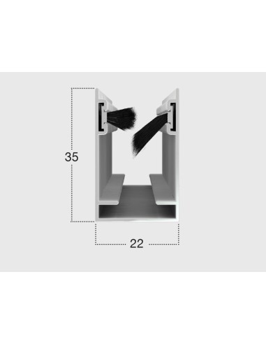 Zanzariera FM40 a Molla – Cassonetto 40 mm su Misura