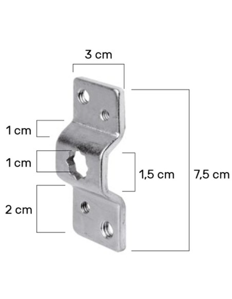 Supporto a stella per motore