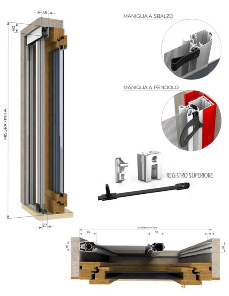 Zanzariera Laterale con Carrarmato Silenzioso su Misura online
