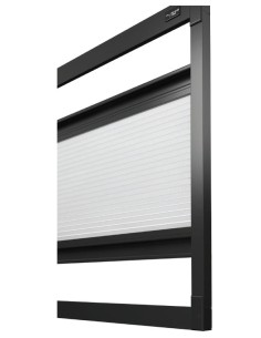 Tenda plissè bioadesiva con guide laterali senza fori