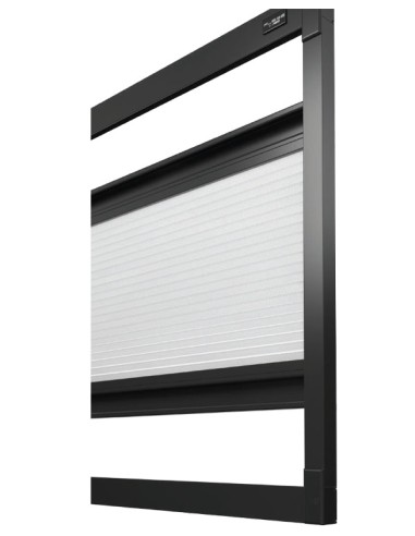 Tenda plissè bioadesiva con guide laterali senza fori