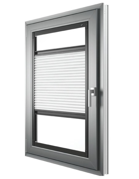 tenda plissè con guide laterali