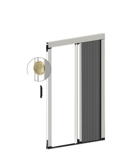 Zanzariera laterale plissettata da 22 mm