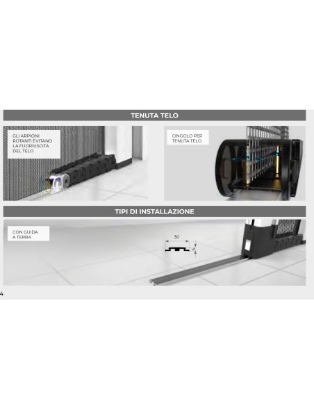 Zanzariera laterale su misura Star 45 | Scorrimento fluido