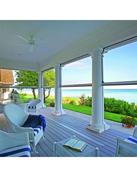 Tenda ZIP Antivento per Grandi Luci su Misura | Cristal, Oscurante o Filtrante