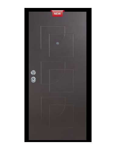 Porta Blindata Classe 3 con Pannello PVC | Interno Noce Medio