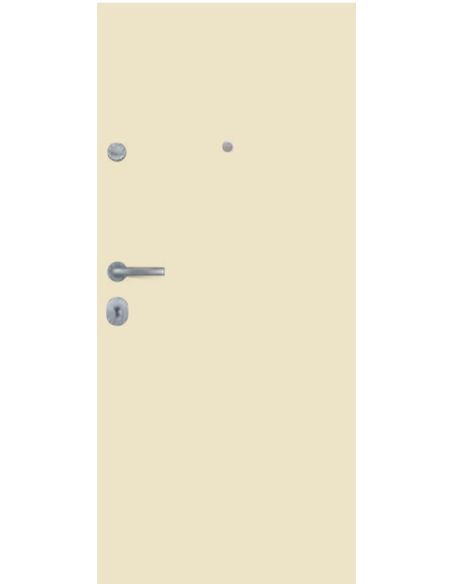 Portone blindato 1 anta pannello liscio