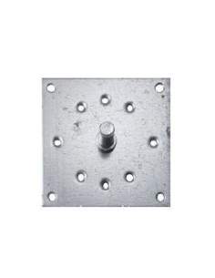 Supporto 100 x 100 C/Fori - Perno 12 Z.
