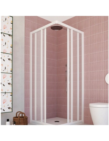Cabina Doccia Angolare Camelia in PVC | InfissiMediciShop.it