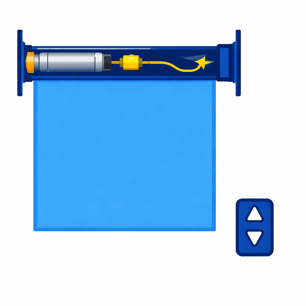 Motore comandato da pulsante